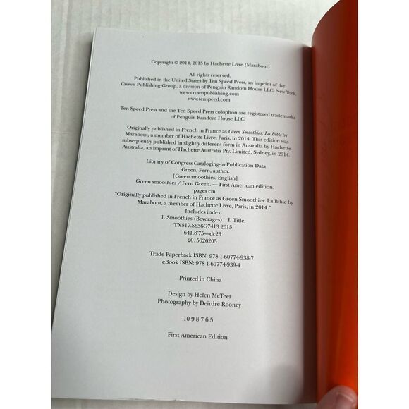 3/$15 or 5/$20 Green Smoothies paperback book - Picture 5 of 8